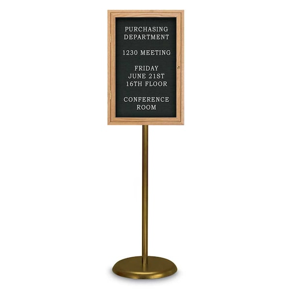 Corkboard, Double Door, Radius Frame, 42x32", Satin/Cobalt